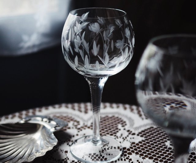 ワイングラス ボヘミアガラス 未使用箱付 6個 ワイングラス ボヘミア