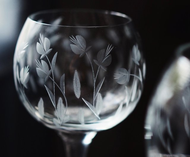 ボヘミアクリスタル フラワ-ベ-ス ハンドカット チェコ 新品ケース付 ボヘミアクリスタル フラワ-ベ-ス ハンドカット チェコ 新品