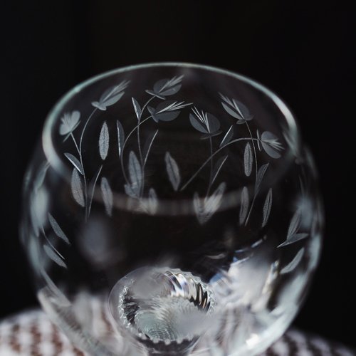 ガラス工芸品 ボヘミアンガラス クリスタル ガラス ゴブレット 装飾器 24cm 500x0.jpg