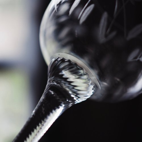 ガラス工芸品 ボヘミアンガラス クリスタル ガラス ゴブレット 装飾器 24cm ガラス工芸品 ボヘミアンガラス クリスタル ガラス ゴブレット