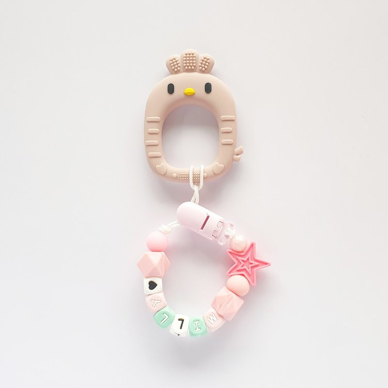 カスタマイズされた 27 センチメートル MILLY スター ラブ コーラル ピンク 鶏の歯の固定具 - 知育玩具・ぬいぐるみ - その他の素材 ピンク