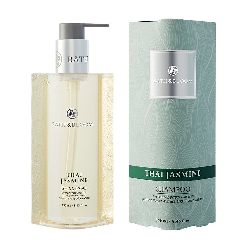 【Bath & Bloom】Thai Jasmine Fragrance Shampoo 250ml - แชมพู - วัสดุอื่นๆ 