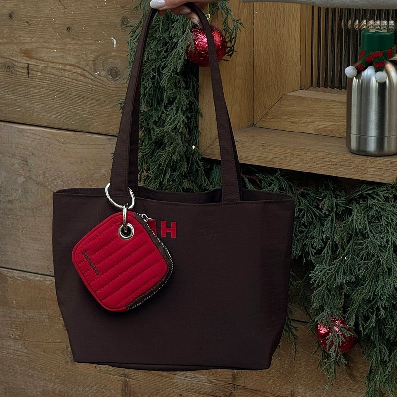 Stan&Co 節日單肩包/防潑水小包/便當袋內含水壺袋/A-Z字母可 - 手袋/手提包 - 尼龍 