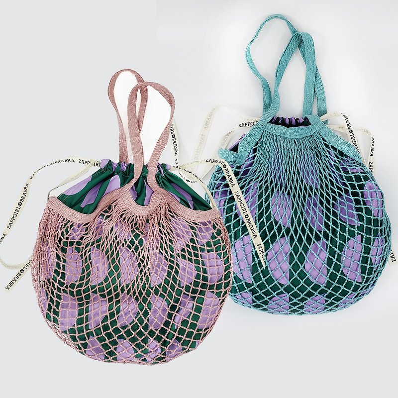 Double layers Cotton Tote Mesh Shopping String Net bag - Handbags & Totes - Cotton & Hemp 