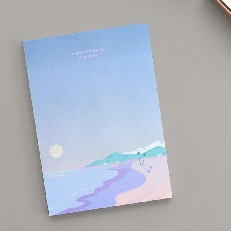 ICONIC is naturally a good note A5-C Xingyue Beach, ICO52668 - Sticky Notes & Notepads - Paper Blue