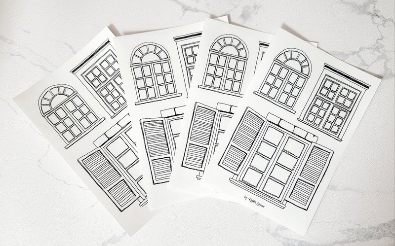 Windows Sketch Stickers - 貼紙 - 其他材質 