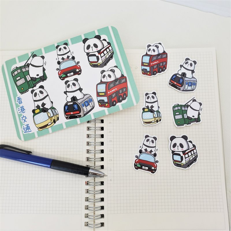 Panda Sticker - Stickers - Paper Multicolor