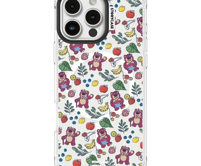 Strawberry Bear Party Berry Feast iPhone 16 電話ケース 磁気