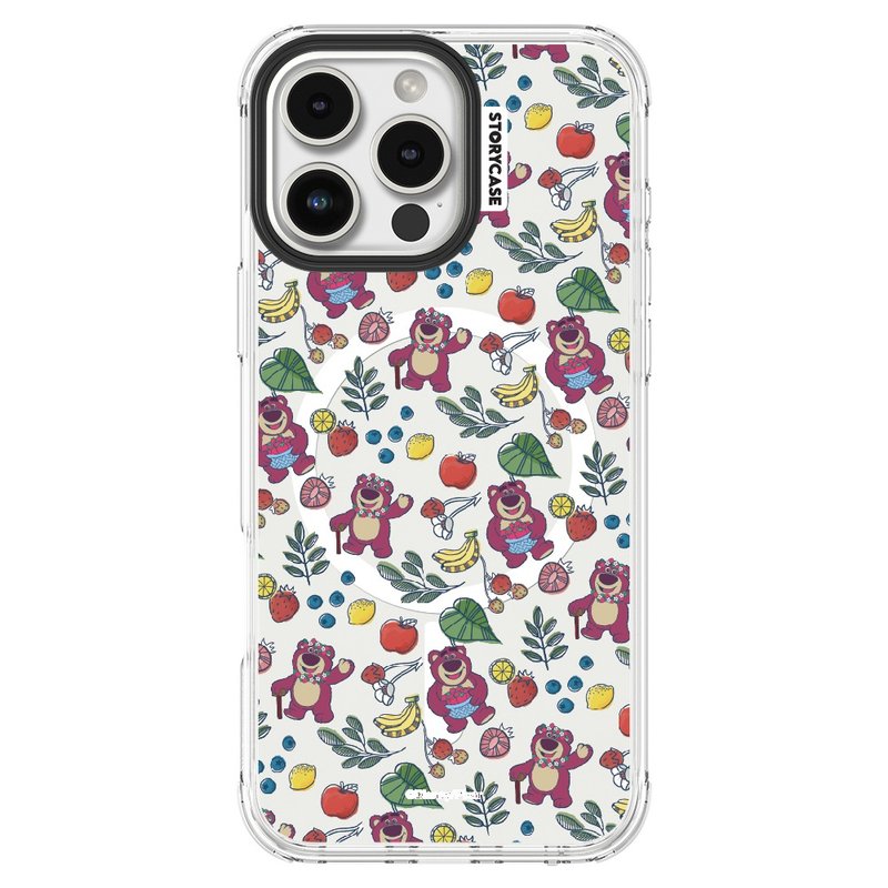 草莓熊派對 漿果盛宴 iPhone 16 手機殼 磁吸防撞保護殼 Lotso - 手機殼/手機套 - 其他材質 