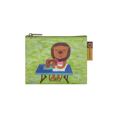 Sunny Bag Sunny Bag x Kami創作森林 萬用收納袋(小)-小裁縫獅