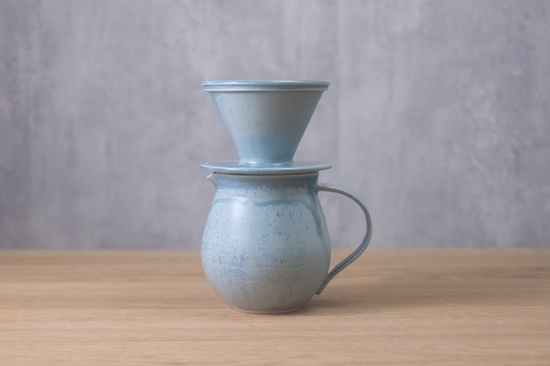 Coffee dripper B (color : Turquoise Blue) - Coffee Pots & Accessories - Pottery Blue