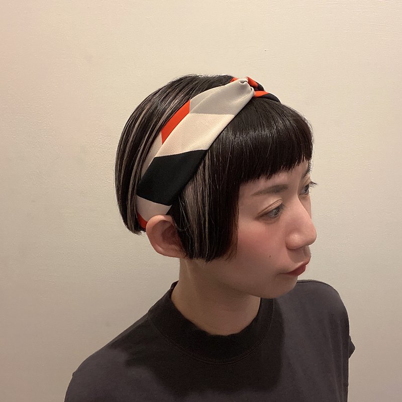 JOJA│Japanese cloth handmade elastic headband - Hair Accessories - Polyester Multicolor