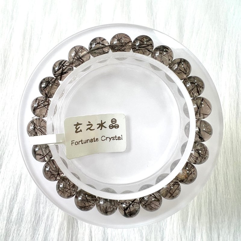 黑髮晶手串 | 水晶 | 水晶手串 | 水晶手鏈 | 水晶手鍊 - 手鍊/手環 - 水晶 黑色