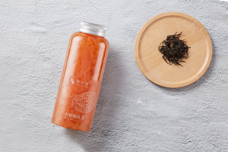 Snow fungus fan/white fungus drink 6 small-leaf black tea (420ml/bottle) - Health Foods - Fresh Ingredients Orange