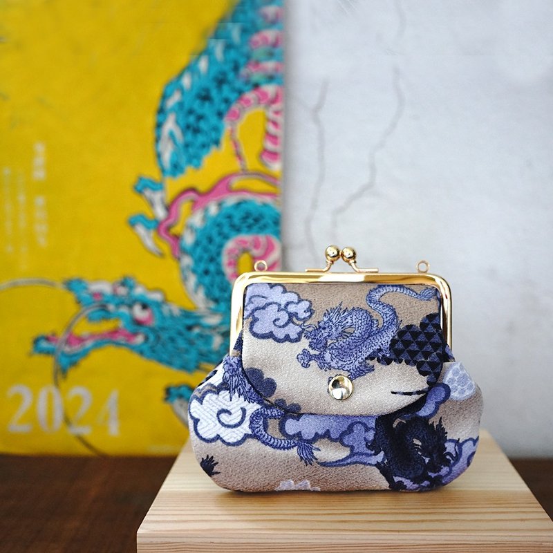 Collection | Yunzhong Longxian Pocket Kiss Lock Bag| Art | Kiss Lock Bag - Wallets - Cotton & Hemp 