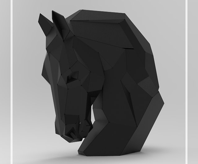 Mold for Horse - Chess Game - Form - Xadrez Molde Forma 3D model 3D  printable