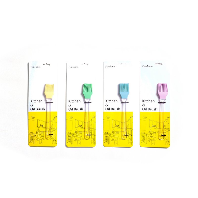 Funsiamo 矽膠油刷 四色可選 - 廚具 - 矽膠 多色