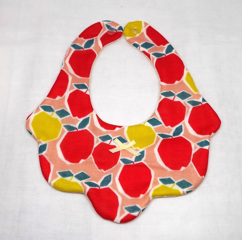 Japanese Handmade 8-layer-gauze Baby Bib - Bibs - Cotton & Hemp Red