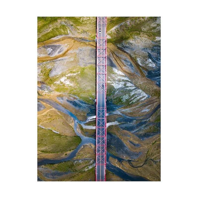 [Aerial Photography/Art Hanging] Xiluo Bridge (Loca) - Posters - Paper Multicolor