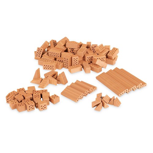 Rikunori Toys 瑞克腦力 【德國teifoc】DIY益智磚塊建築玩具 綜合磚塊組 - TEI4090