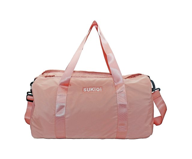 Ativafit Women Gym Bag with Shoes Compartment Sports Swim Travel Overnight Duffels Pink 