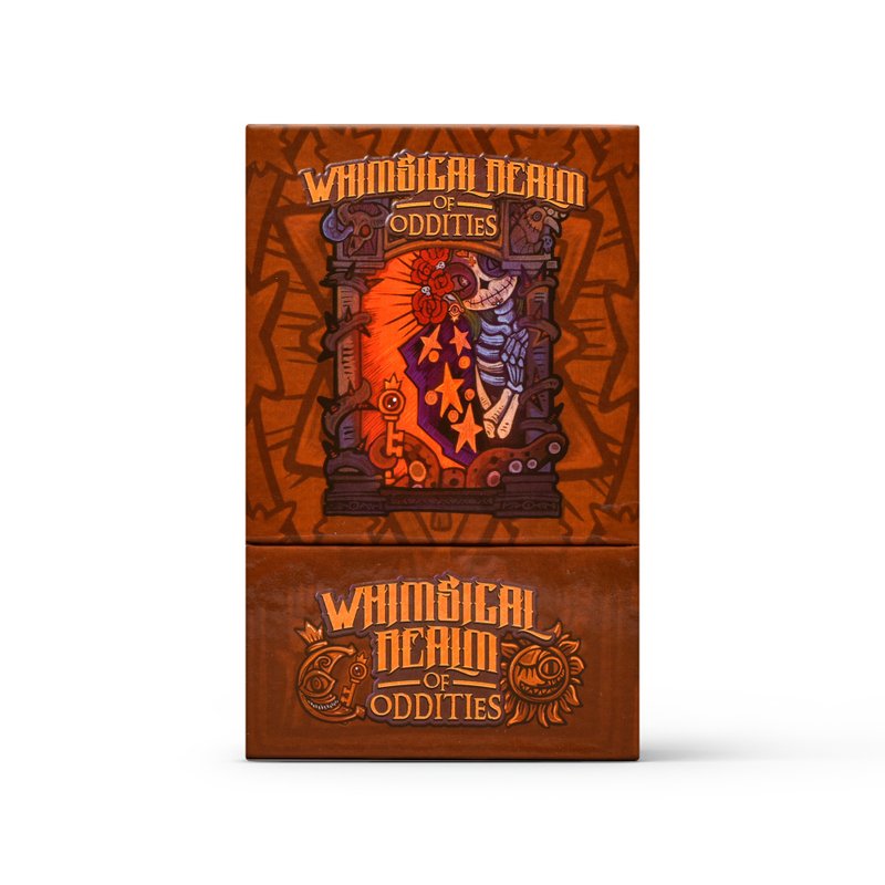 風変わりなタロットカード 超現実的な猫と骸骨 カートゥーンファンタジー占いカード デラックス版 鉄箱バージョン - ボードゲーム・玩具 - 紙 多色