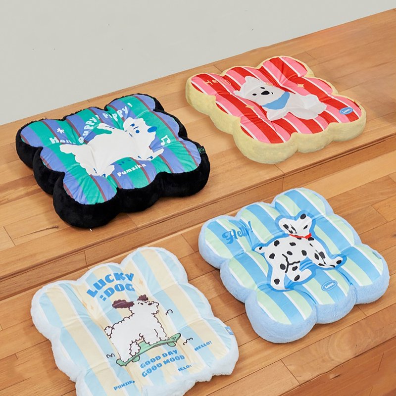 Cute Dutch velvet cushion autumn and winter rabbit fur warm seat cushion - อื่นๆ - วัสดุอื่นๆ 