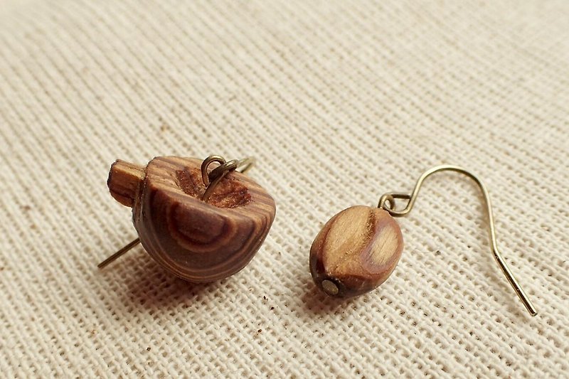 coffee earrings (Clip-On, hooks for allergies are possible)