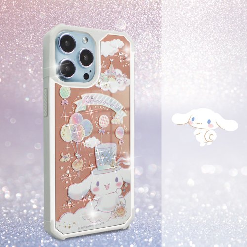 apbs 雅品仕 水晶彩鑽手機殼 三麗鷗 iPhone13全系列軍規防摔鏡面水晶彩鑽手機殼-小紳士大耳狗