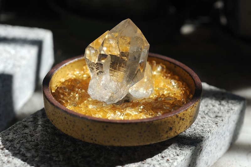 喜馬拉雅白水晶 礦石/水晶/靈修/開運/招財/破煞/防小人1 - 擺飾/家飾品 - 水晶 