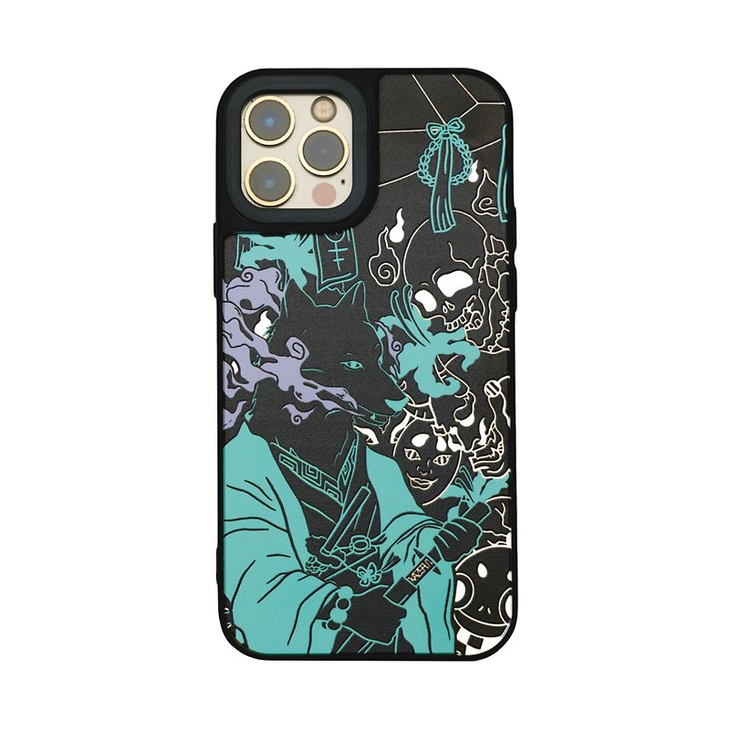 塑膠 手機殼/手機套 多色 - 香港原創品牌KAZEFUL—冥界之路/黑邊鏡面手機殼/iPhone14