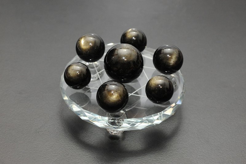 金曜石球七星陣 開運/招財/防小人 - 擺飾/家飾品 - 水晶 