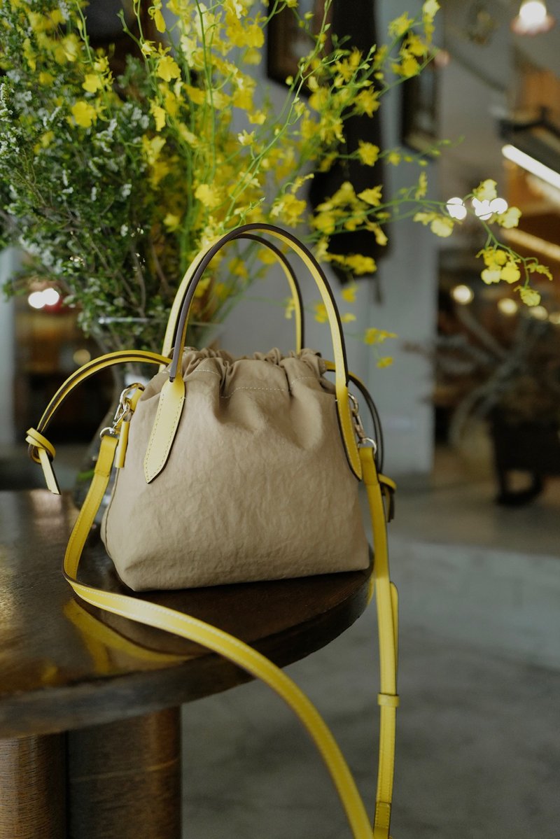 Roberta Pieri BETTY 20 LINYLEN 迷你水桶包 - 側背包/斜孭袋 - 其他材質 