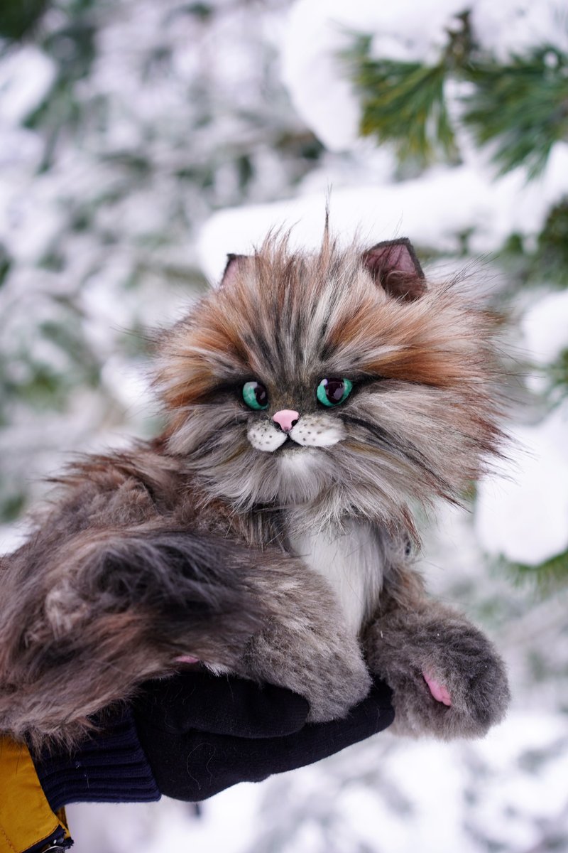 Forest Cat - 公仔/玩偶 - 其他材質 灰色