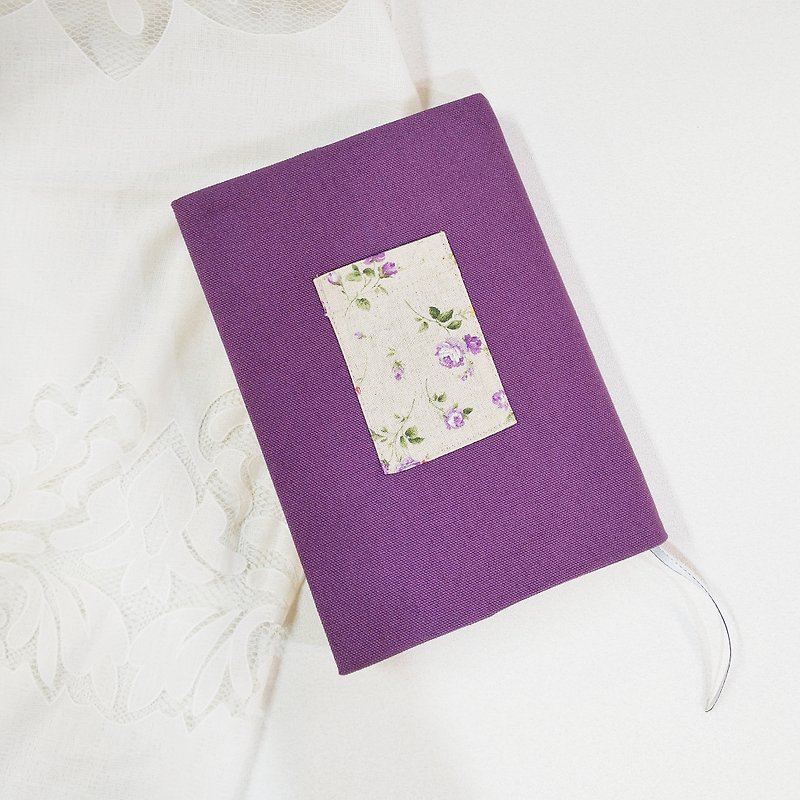 Purple A5/25K bookcloth - Notebooks & Journals - Cotton & Hemp Purple