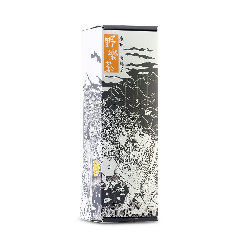 【Wild Music Tea】太極拳ティーバッグ-東頂ウーロン茶ギフトボックス（4個入り） 英語と中国語での説明