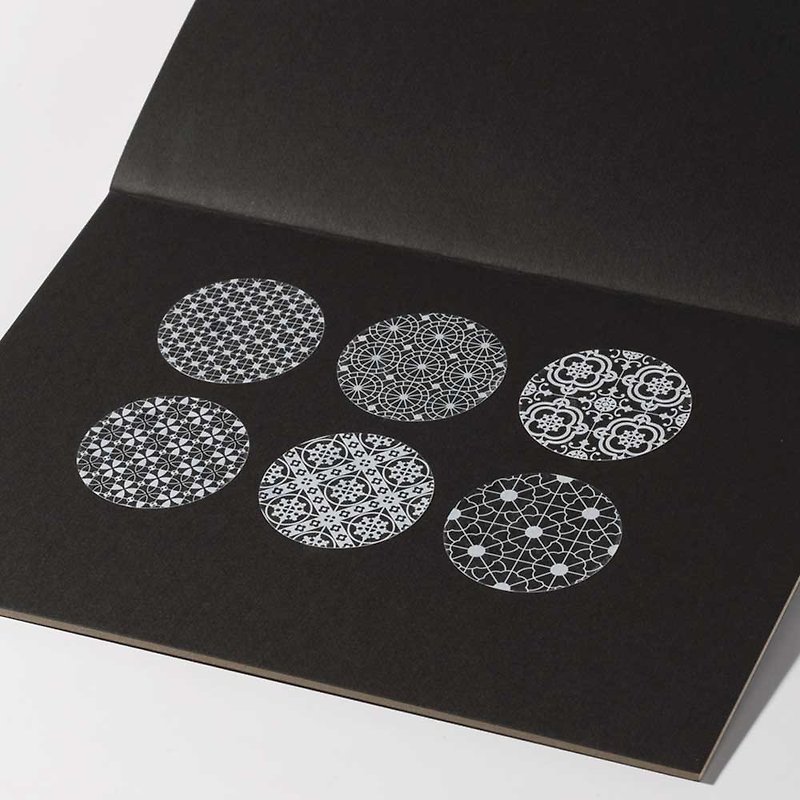 | Retro Tile Series | Transparent Stickers/A total of 6 - Stickers - Plastic Transparent