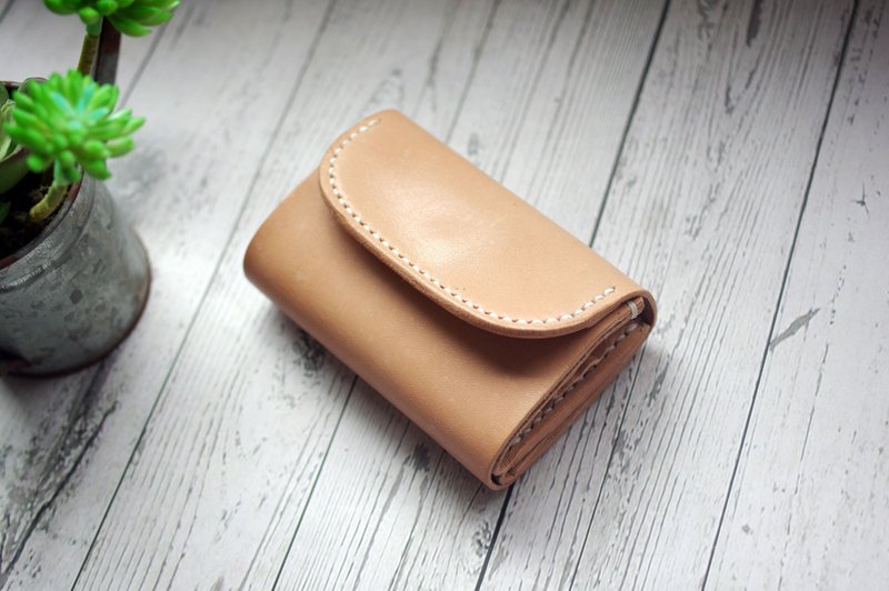 A compact wallet that doesn't fold bills - Coin Purses - Genuine Leather 