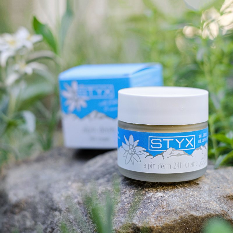 Good product on hand - STYX Alpine Edelweiss Long-lasting Hydrating Cream | 24-hour first aid for dry skin | - Toners & Mists - Plastic White