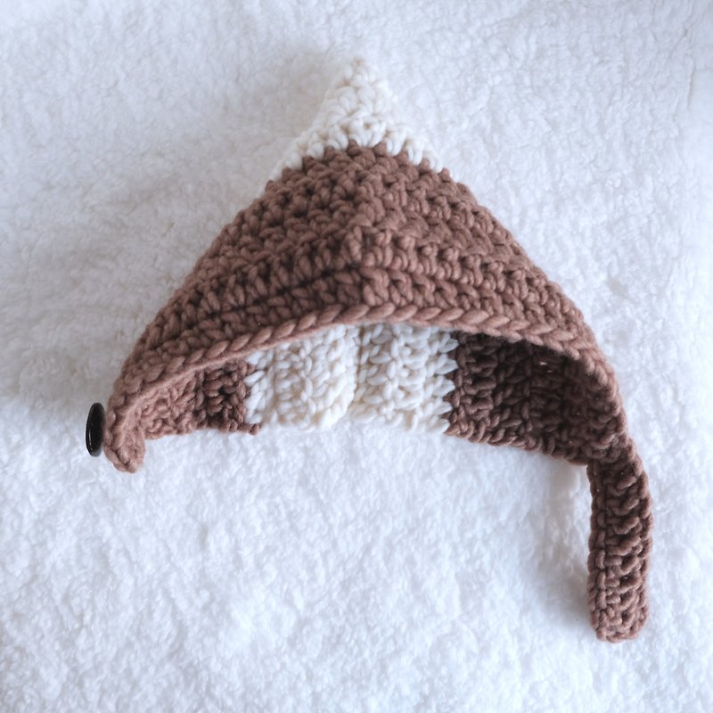 Latte Snow Mountain Elf Earmuffs - Baby Hats & Headbands - Wool 
