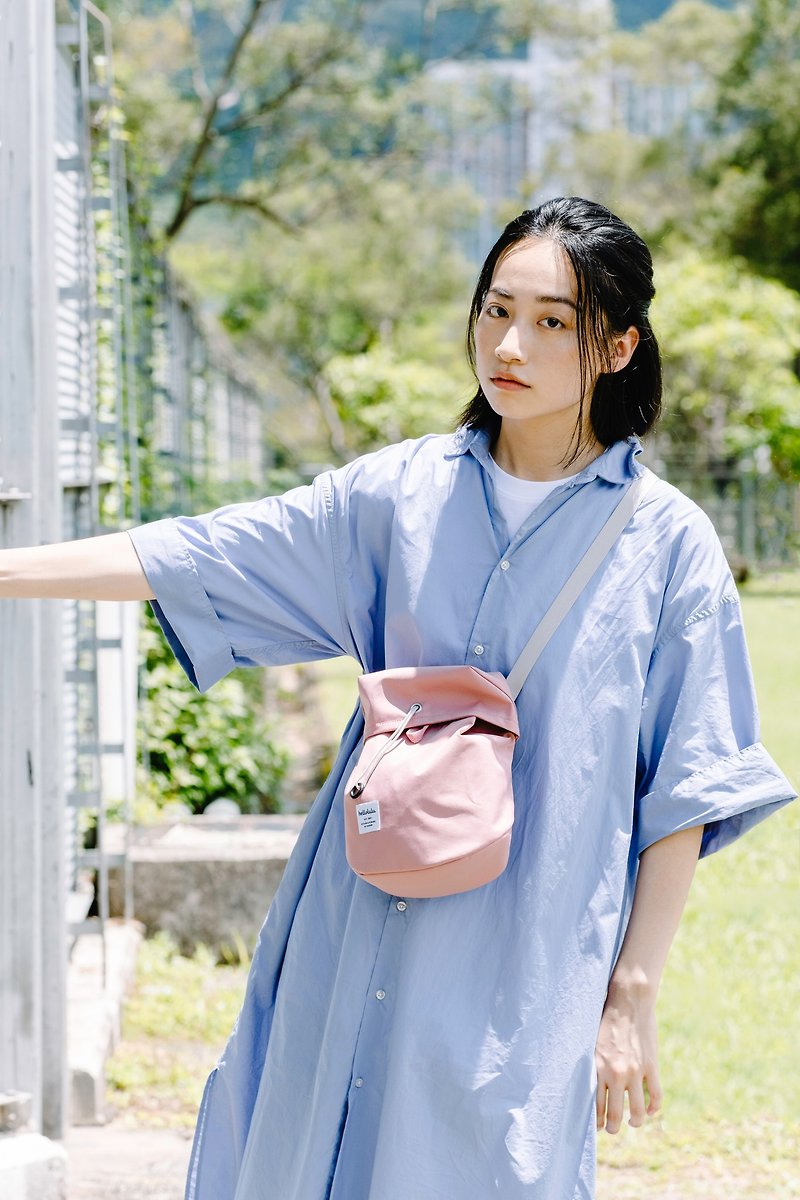 【hellolulu】ARMIE Day Sling (S) - Pastel Pink - Messenger Bags & Sling Bags - Polyester Pink
