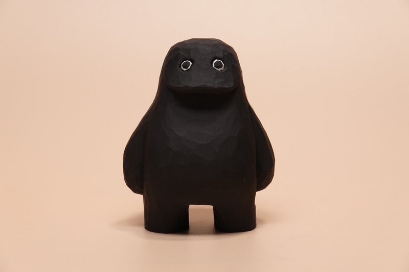 Black NubNib - 公仔/玩偶 - 木頭 黑色