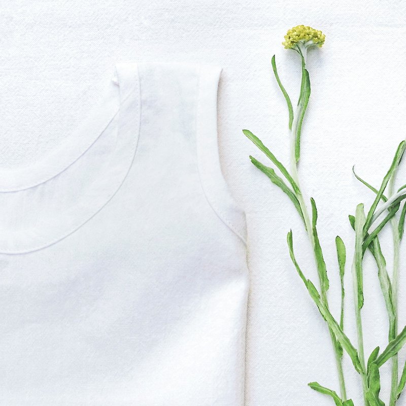 The most common vest - Tops & T-Shirts - Cotton & Hemp White
