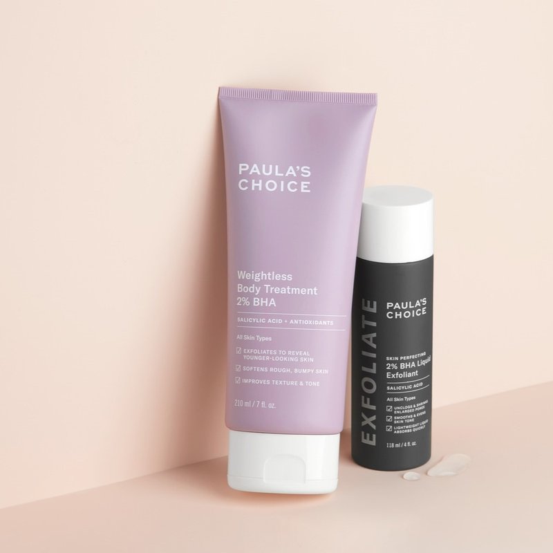 Hot Selling NO.1 [Paula's Choice] 2% Salicylic Acid Essence 118ml + 2% Salicylic Acid Body Lotion 210ml - Travel Kits & Cases - Other Materials Purple