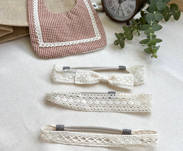 ヘアバンド3点セット】エレガントプリンセス レトロレース ヘアバンド