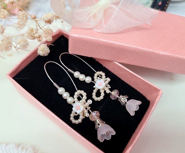 Amazon.com: HZEYN Pink Ribbon Earrings for Women Breast Cancer Awareness  Beaded Earrings for Women Lightweight Handmade Earrings Pink: Clothing,  Shoes & Jewelry