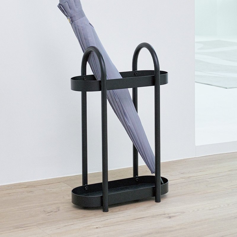 [Sim'n Coz] Matte Textured Removable Umbrella Stand (Black) - กล่องเก็บของ - โลหะ สีดำ