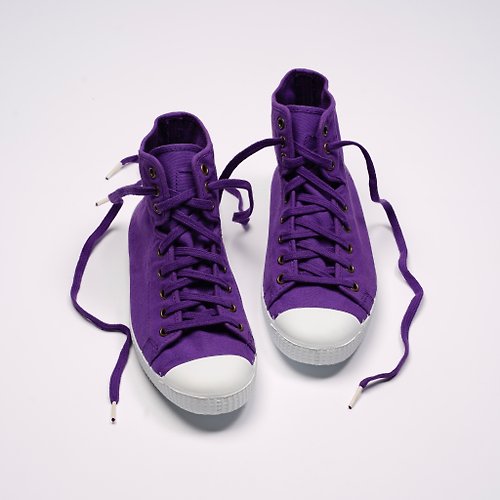 CIENTA 西班牙帆布鞋 西班牙帆布鞋 CIENTA 61997 45 紫色 經典布料 大人 高筒
