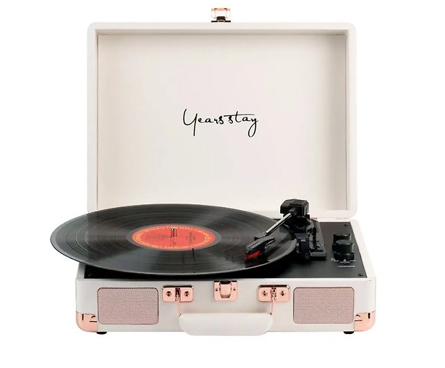Vinyl record player bluetooth vinyl player record player vinyl turntable  vinyl Rose Gold - Shop yearsstay-tw Speakers - Pinkoi