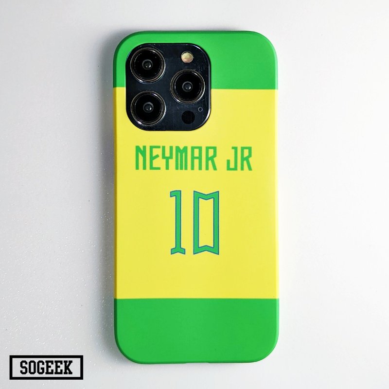 SO GEEK 手機殼設計品牌 THE 2022 WORLD CUP GEEK 巴西款 - 手機殼/手機套 - 塑膠 黃色
